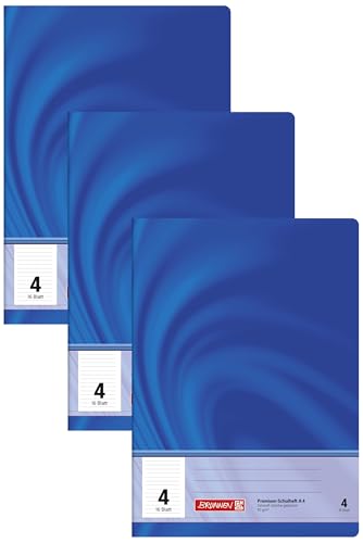 Brunnen Schulheft Young Vivendi Lineatur 4 16Blatt FSC (Packung mit 3) von BRUNNEN