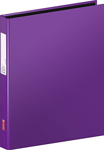 Ringbuch A4 Uni 2-Ring violett von Brunnen