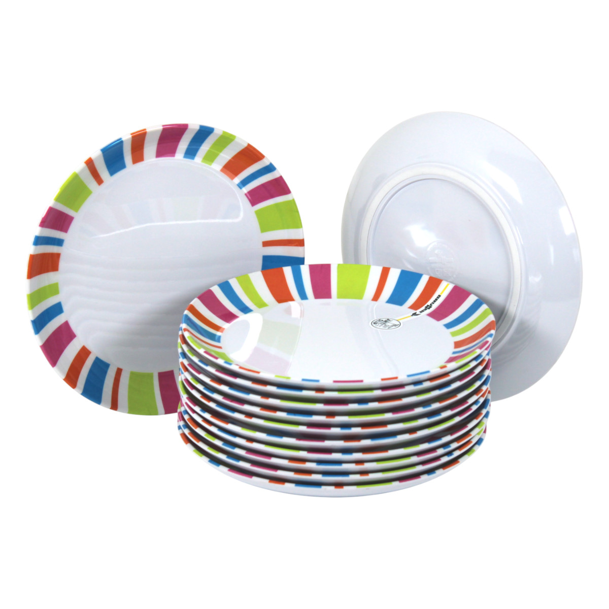 12 Stück Brunner Spectrum Dessertteller Camping Melamin Teller 20 cm Antirutsch 12 Stück Brunner Spectrum Dessertteller Camping Melamin Teller 20 cm Antirutsch von Brunner