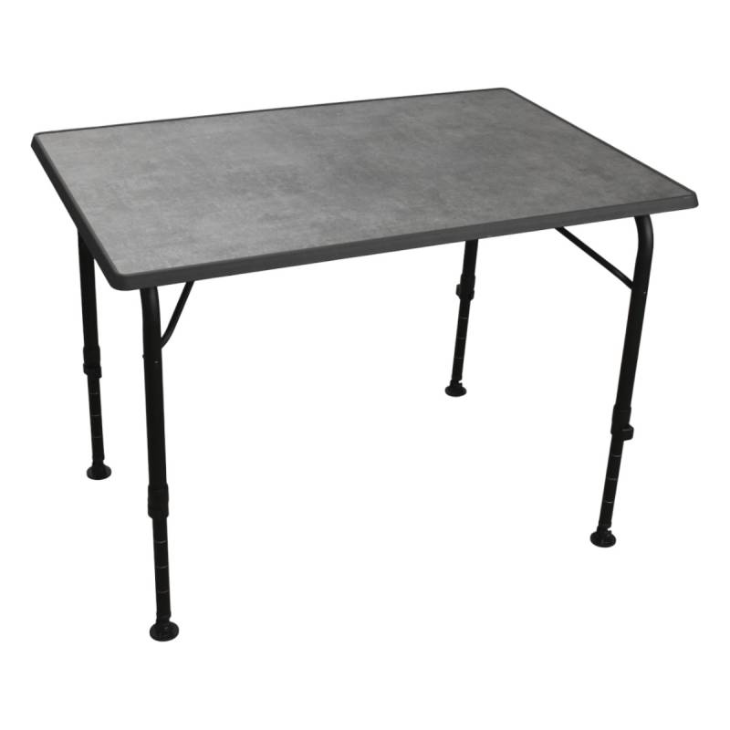 Brunner Recreo Aluminium Klapptisch Campingtisch Tisch 100 x 68 cm Schwarz Grau von Brunner