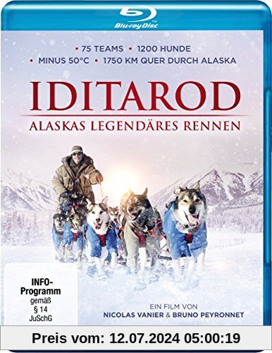 Iditarod - Alaskas legendäres Rennen [Blu-ray] von Bruno Peyronnet