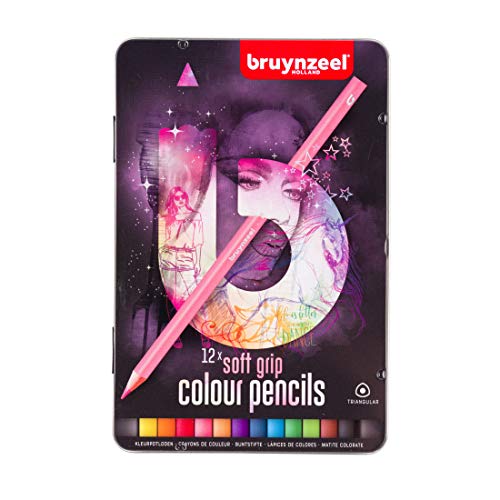 Bruynzeel Teens 12 soft grip kleurpotloden (licht) von Bruynzeel