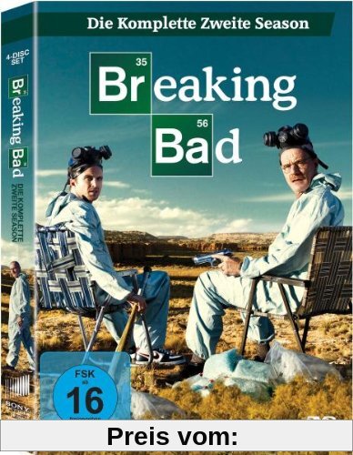 Breaking Bad - Die komplette zweite Season (2 Digipaks im Schuber) [4 DVDs] von Bryan Cranston