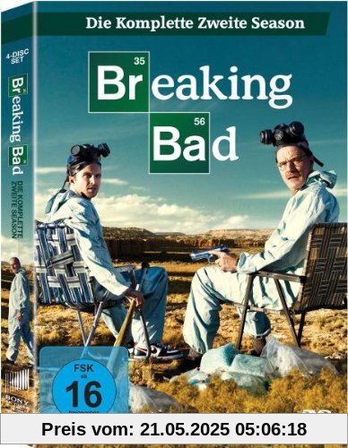 Breaking Bad - Die komplette zweite Season (2 Digipaks im Schuber) [4 DVDs] von Bryan Cranston