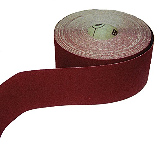 Bryson 07008-Aluminiumoxid Schleifmittel Rolle, Körnung 240, 115 mm W x 50 m L von Bryson
