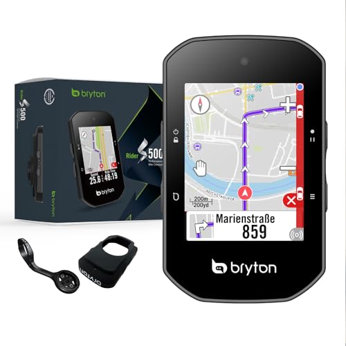 Bryton Rider S500 2.4" Farb-Touchscreen GPS Fahrradcomputer mit Offline-EU-Karte und Navigation von Bryton
