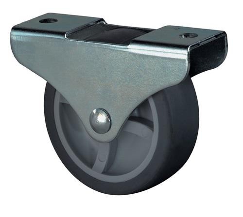 Bs Rollen Kastenrolle D.25mm Trgf.30kg Material thermoplastischer Gum.m.Platte von Bs Rollen