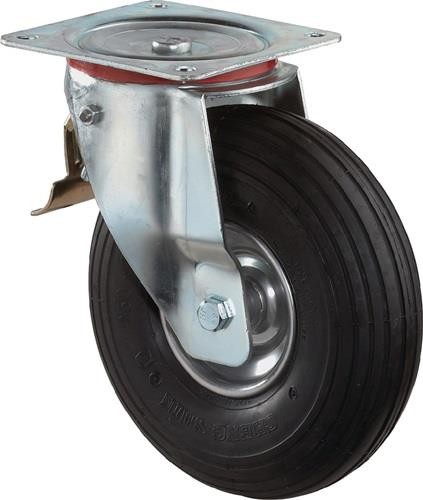 Bs Rollen Luftrad D.260mm Trgf.200kg m.Platte Lenkrolle Luftbereifung schwarz Bs Rollen Luftrad D.260mm Trgf.200kg m.Platte Lenkrolle Luftbereifung schwarz von Bs Rollen