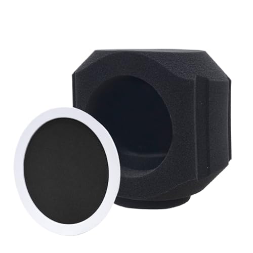 Bsbkoj Microphone Isolation Shield, Sound Absorbing Protector, 5.71in Versatile Protection with Filter, Portable Soundproof Cover for Podcasting, Singing, Rapping, Home Studio Bsbkoj Microphone Isolation Shield, Sound Absorbing Protector, 5.71in Versatile Protection with Filter, Portable Soundproof Cover for Podcasting, Singing, Rapping, Home Studio von Bsbkoj
