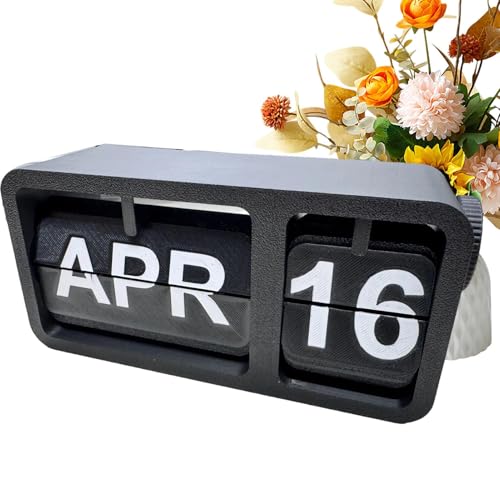 Perpetual Calendar, Daily Standing Calendar, Tabletop Decor, Stable Wooden Structure, Reusable Year-Round Design, Black and White Block, for Living Room Workplace Bedroom or Dorm Perpetual Calendar, Daily Standing Calendar, Tabletop Decor, Stable Wooden Structure, Reusable Year-Round Design, Black and White Block, for Living Room Workplace Bedroom or Dorm von Bsbkoj