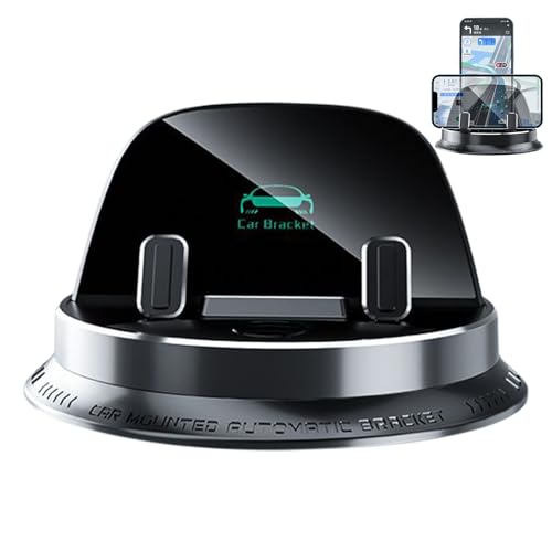 Phone Holder for Car Dashboard, 360° Rotating Mobile Mount, Multifunctional Cradle Bracket, Stand Compatible with Most Smartphones and GPS Navigators, Car Accessory von Bsbkoj