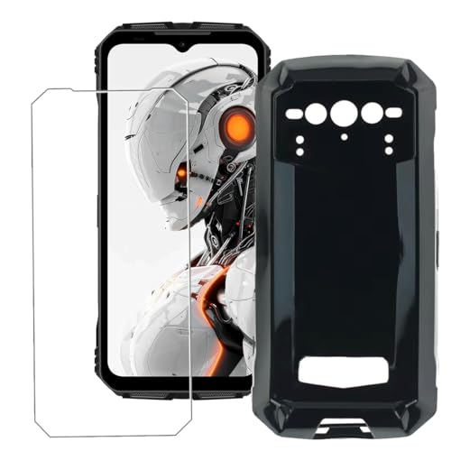 Bsdurable 2 in 1 Handyhülle für Doogee V Max Pro Hülle mit Panzerglas Schutzfolie Displayschutz Dünn Soft Schutzhülle Silikon TPU Protection Mobile Phone Cases Covers Schwarz Bsdurable 2 in 1 Handyhülle für Doogee V Max Pro Hülle mit Panzerglas Schutzfolie Displayschutz Dünn Soft Schutzhülle Silikon TPU Protection Mobile Phone Cases Covers Schwarz von Bsdurable