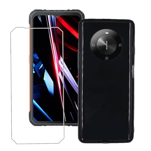 Bsdurable 2 in 1 Handyhülle für FOSSiBOT F105 Hülle mit Panzerglas Schutzfolie Displayschutz Dünn Soft Schutzhülle Silikon TPU Protection Mobile Phone Cases Covers Schwarz Bsdurable 2 in 1 Handyhülle für FOSSiBOT F105 Hülle mit Panzerglas Schutzfolie Displayschutz Dünn Soft Schutzhülle Silikon TPU Protection Mobile Phone Cases Covers Schwarz von Bsdurable