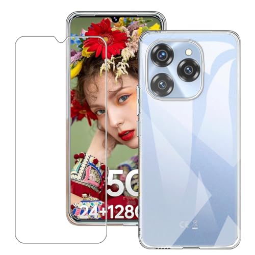 Bsdurable 2 in 1 Handyhülle für Oukitel C50 Hülle mit Folie Schutzfolie Displayschutz Transparent Schutzhülle Dünn Soft Silikon TPU Protection Mobile Phone Case Cover Clear Bsdurable 2 in 1 Handyhülle für Oukitel C50 Hülle mit Folie Schutzfolie Displayschutz Transparent Schutzhülle Dünn Soft Silikon TPU Protection Mobile Phone Case Cover Clear von Bsdurable