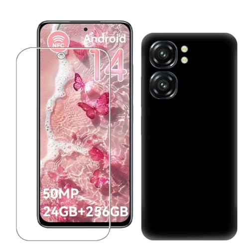 Bsdurable 2 in 1 Handyhülle für Oukitel C58 Pro Hülle mit Schutzfolie Displayschutz Dünn Soft Schutzhülle Silikon TPU Protection Mobile Phone Cases Covers Schwarz Bsdurable 2 in 1 Handyhülle für Oukitel C58 Pro Hülle mit Schutzfolie Displayschutz Dünn Soft Schutzhülle Silikon TPU Protection Mobile Phone Cases Covers Schwarz von Bsdurable
