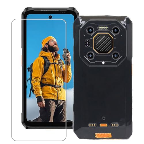Bsdurable 2 in 1 für Ulefone Armor 26 Ultra 5G Hülle, Schwarz Handyhülle + Schutzfolie Displayschutz- Stoßfeste Silikon TPU Protection Schutzhülle Cover von Bsdurable