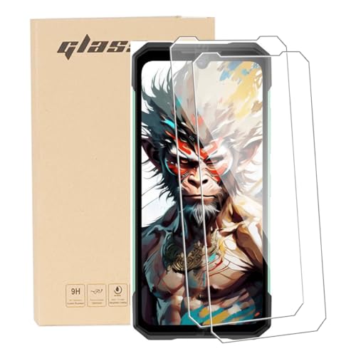 Bsdurable Pack of 2 Schutzfolie für Doogee S200 X Panzerglas Tempered Glass HD Displayschutz 9H Härte 0.33 mm Ultra Clear Anti-Kratz Screen Protectors 6.72In von Bsdurable