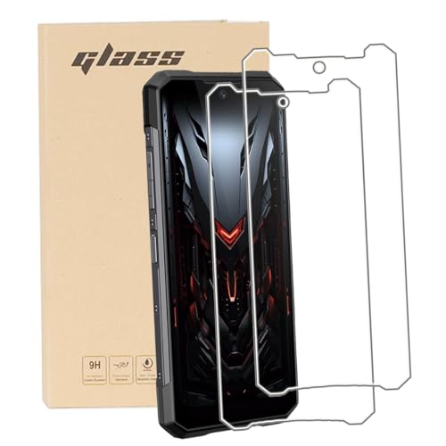 Bsdurable Pack of 2 Schutzfolie für Doogee V40 Pro 5G Panzerglas Tempered Glass HD Displayschutz 9H Härte 0.33 mm Ultra Clear Anti-Kratz Screen Protectors 6.78 In von Bsdurable