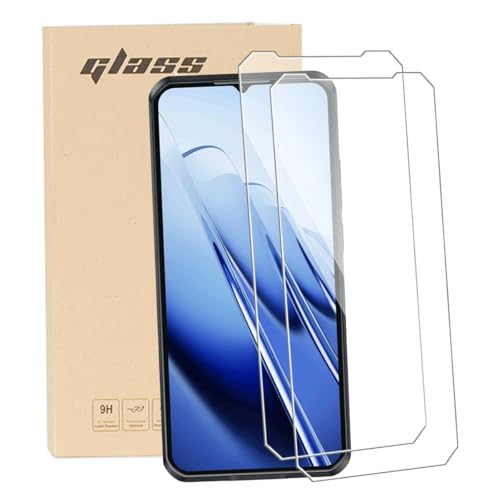 Bsdurable Pack of 2 Schutzfolie für Oukitel WP52 Panzerglas Tempered Glass HD Displayschutz 9H Härte 0.33 mm Ultra Clear Anti-Kratz Screen Protectors 6.6In von Bsdurable