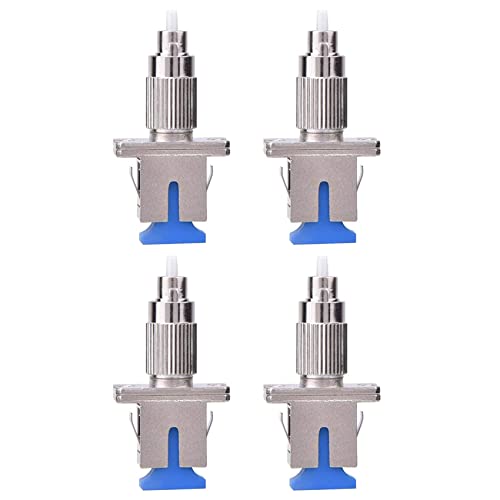 Bsowte 4 x Glasfaseradapter für Hybrid-Konverter zu Monomoden-Koppler FC-SC für FC Stecker auf SC von Bsowte