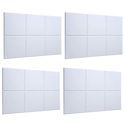 Bsowte Akustik-Absorptionsplatte, 24 Stück, 30,5 x 30,5 cm x 12 Zoll x 0,4 Zoll, schalldichte Polsterung Bsowte Akustik-Absorptionsplatte, 24 Stück, 30,5 x 30,5 cm x 12 Zoll x 0,4 Zoll, schalldichte Polsterung von Bsowte