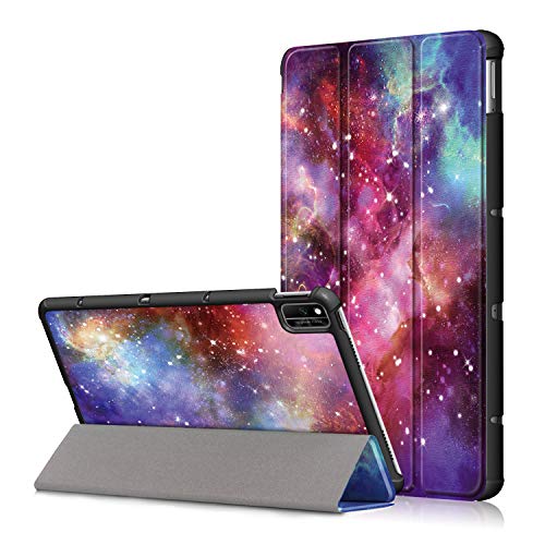 Bspring Case for Huawei MatePad 10.4 Tablet 2020, Ultra Slim Case Tri-fold Smart Cover with Stand Auto Wake/Sleep for Huawei MatePad 10.4inch BAH3-AL00/ BAH3-W09,Milky Way von Bspring