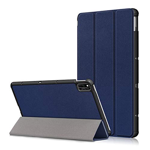 Bspring Case for MatePad 10.4 2020, Slim Lightweight Trifold Stand PU Leather Smart Cover, with Auto Sleep/Wake, for Huawei MatePad 10.4 Inch Tablet 2020,Blue von Bspring