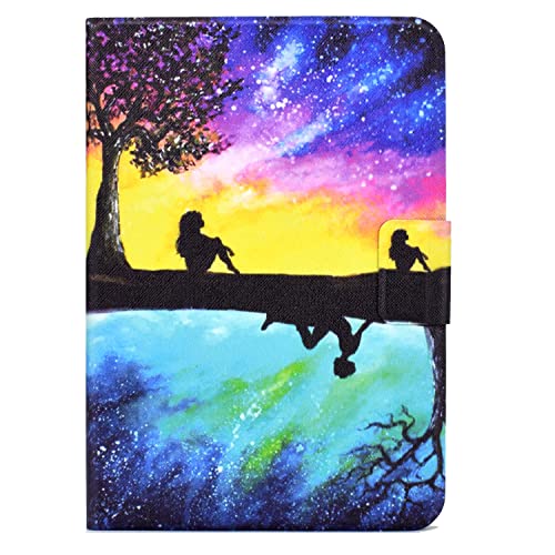 Bspring Hülle für 2022 10,9" iPad 10. Generation iPad 10 Case 10,9 Zoll Modell A2696 A2757, Leicht Dünn Schutzhülle Smart Folio Cover Hülle für iPad 10 Generation 2022,Sternenhimmel von Bspring