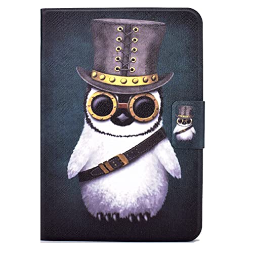 Bspring Hülle für 2022 10,9" iPad 10. Generation iPad 10 Case 10,9 Zoll Modell A2696 A2757, Ultradünn Schutzhülle Smart Folio Cover Hülle für iPad 10 Generation 2022，Pinguin von Bspring