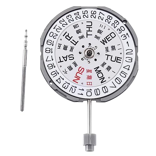 Bstepompre GM02 Quarzwerk Dualer Kalender 3Pin Digitaluhrwerk Wochenkalender UhrenzubehöR von Bstepompre