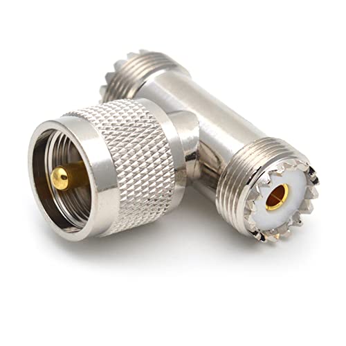 Btgghytr 1-Pack PL-259 UHF Triple Stecker UHF Stecker PL259 Zu UHF Weibliche SO239 Adapter RF Koaxial Stecker UHF T Form Btgghytr 1-Pack PL-259 UHF Triple Stecker UHF Stecker PL259 Zu UHF Weibliche SO239 Adapter RF Koaxial Stecker UHF T Form von Btgghytr