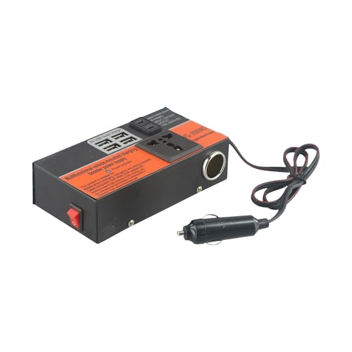 Wechselrichter Konverter für Elektronik 12V/24V auf 110V/220V Umwandlung Intelligentes Laden mit Überlastschutz Wechselrichter Konverter für Elektronik 12V/24V auf 110V/220V Umwandlung Intelligentes Laden mit Überlastschutz von Btgghytr