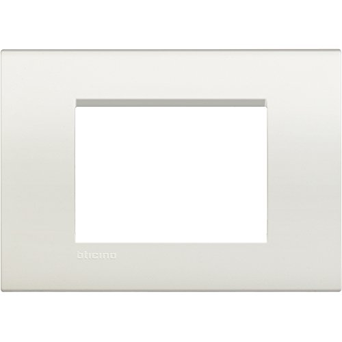 Bticino LNA4803BI- Winkelplatte 3 Module, mattweiß, 1 Stück von Bticino