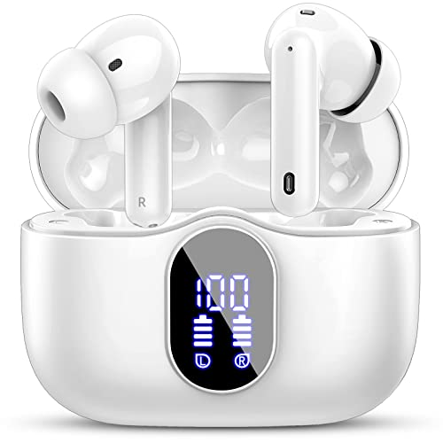Bluetooth Kopfhörer, Kopfhörer Kabellos Bluetooth 5.3 In Ear Kopfhörer mit 4 Mikrofon, Kabellose Kopfhörer ENC Lärmreduzierung Ohrhörer, 40H Deep Bass von Btootos