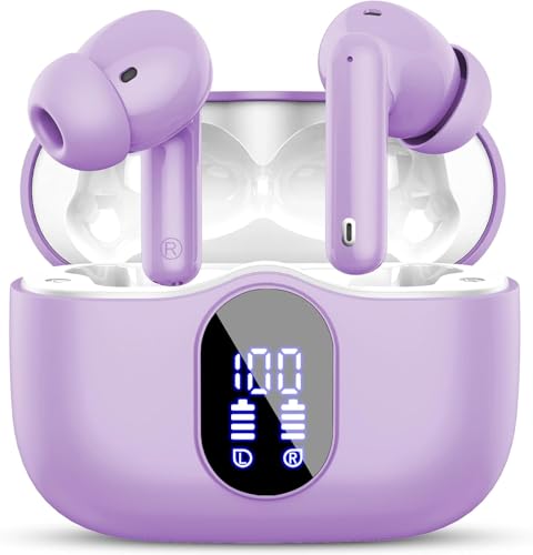 Bluetooth Kopfhörer, Kopfhörer Kabellos Bluetooth 5.3 Sport In Ear Kopfhörer mit 4 Mikrofon, 40 std Spielzeit, LED-Anzeige, ENC Lärmreduzierung, HiFi Stereo Ohrhörer für Arbeit und Studium Bluetooth Kopfhörer, Kopfhörer Kabellos Bluetooth 5.3 Sport In Ear Kopfhörer mit 4 Mikrofon, 40 std Spielzeit, LED-Anzeige, ENC Lärmreduzierung, HiFi Stereo Ohrhörer für Arbeit und Studium von Btootos