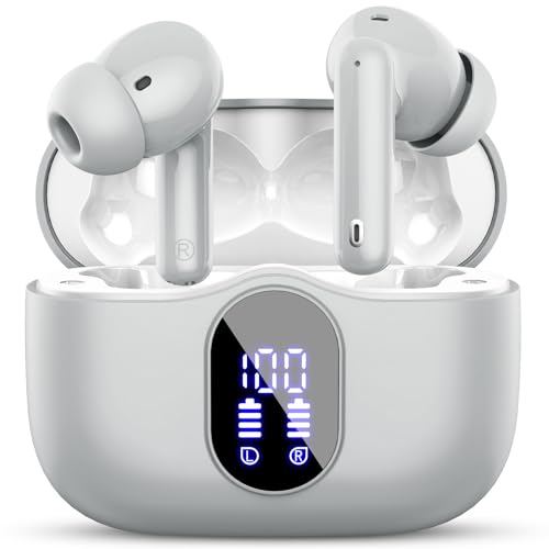 Bluetooth Kopfhörer, Kopfhörer Kabellos Bluetooth 5.3 Sport In Ear Kopfhörer mit 4 Mikrofon, 40 std Spielzeit, LED-Anzeige, ENC Lärmreduzierung, HiFi Stereo Ohrhörer für Arbeit und Studium Bluetooth Kopfhörer, Kopfhörer Kabellos Bluetooth 5.3 Sport In Ear Kopfhörer mit 4 Mikrofon, 40 std Spielzeit, LED-Anzeige, ENC Lärmreduzierung, HiFi Stereo Ohrhörer für Arbeit und Studium von Btootos