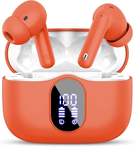 Bluetooth Kopfhörer, Kopfhörer Kabellos Bluetooth 5.4 Sport In Ear Kopfhörer mit 4 Mikrofon, 40 std Spielzeit, LED-Anzeige, ENC Lärmreduzierung, HiFi Stereo Ohrhörer für Arbeit und Studium Bluetooth Kopfhörer, Kopfhörer Kabellos Bluetooth 5.4 Sport In Ear Kopfhörer mit 4 Mikrofon, 40 std Spielzeit, LED-Anzeige, ENC Lärmreduzierung, HiFi Stereo Ohrhörer für Arbeit und Studium von Btootos