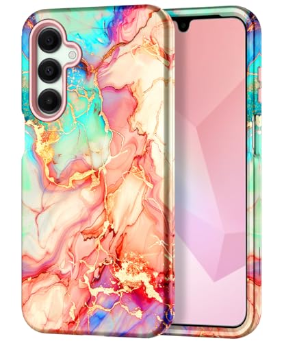 Btscase Schutzhülle für Samsung Galaxy A16 5G, Marmormuster, 3-in-1, strapazierfähig, stoßfest, Ganzkörper-Schutz, robustes Hart-PC + weiches Silikon, Fallschutz für Damen und Mädchen, Hellrosa Btscase Schutzhülle für Samsung Galaxy A16 5G, Marmormuster, 3-in-1, strapazierfähig, stoßfest, Ganzkörper-Schutz, robustes Hart-PC + weiches Silikon, Fallschutz für Damen und Mädchen, Hellrosa von Btscase