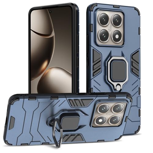 Btstring Hülle kompatibel mit Xiaomi 14T, Militär Standard Stoßfest Handyhülle Case Hybrid Metall Ring Halter Schutzhülle Handy Hüllen Cover -Blau Btstring Hülle kompatibel mit Xiaomi 14T, Militär Standard Stoßfest Handyhülle Case Hybrid Metall Ring Halter Schutzhülle Handy Hüllen Cover -Blau von Btstring