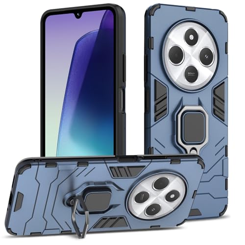 Btstring Hülle kompatibel mit Xiaomi Redmi 14C, Militär Standard Stoßfest Handyhülle Case Hybrid Metall Ring Halter Schutzhülle Handy Hüllen Cover -Blau Btstring Hülle kompatibel mit Xiaomi Redmi 14C, Militär Standard Stoßfest Handyhülle Case Hybrid Metall Ring Halter Schutzhülle Handy Hüllen Cover -Blau von Btstring
