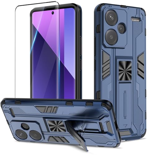 Btstring Hülle kompatibel mit Xiaomi Redmi Note 13 Pro Plus mit Schutzfolie, Militär Standard Cover Case Standfunktion Handy Hüllen -Blau Btstring Hülle kompatibel mit Xiaomi Redmi Note 13 Pro Plus mit Schutzfolie, Militär Standard Cover Case Standfunktion Handy Hüllen -Blau von Btstring