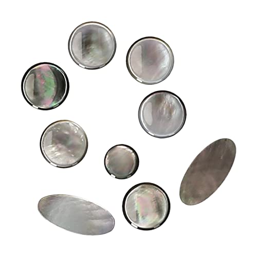 Btuty 9 Stück Saxophonknöpfe Gehäuse Material Set mit 9 Stück Saxophon-Tasten für Altsaxophon Btuty 9 Stück Saxophonknöpfe Gehäuse Material Set mit 9 Stück Saxophon-Tasten für Altsaxophon von Btuty