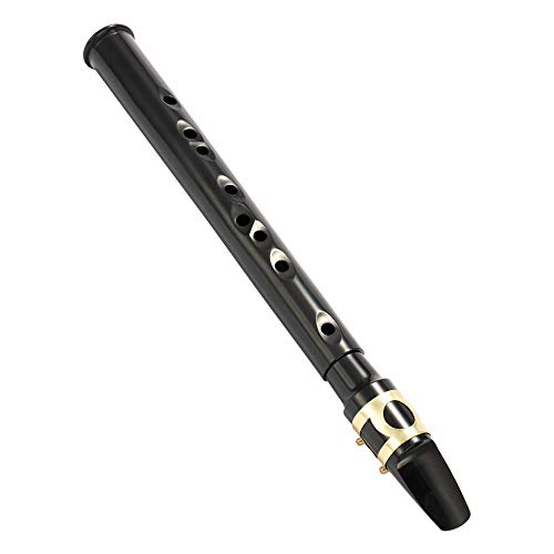 Btuty Black Pocket Sax Mini Portable Saxophone Little Saxophone mit Tragetasche Blasinstrument von Btuty