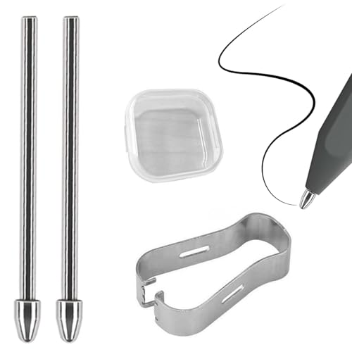 Buaak 2 Stück S Pen Spitzen, Titanlegierung Kompatibel mit Samsung S Pen, Kompatibel mit Samsung S Pen Spitzen, mit Clip und Kleine Aufbewahrungsbox Buaak 2 Stück S Pen Spitzen, Titanlegierung Kompatibel mit Samsung S Pen, Kompatibel mit Samsung S Pen Spitzen, mit Clip und Kleine Aufbewahrungsbox von Buaak