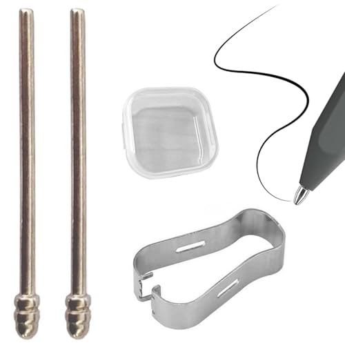 Buaak 2 Stück S Pen Spitzen, Titanlegierung Kompatibel mit Samsung S9Ultra/9FE, Kompatibel mit Samsung S Pen Spitzen, mit Clip und Kleine Aufbewahrungsbox Buaak 2 Stück S Pen Spitzen, Titanlegierung Kompatibel mit Samsung S9Ultra/9FE, Kompatibel mit Samsung S Pen Spitzen, mit Clip und Kleine Aufbewahrungsbox von Buaak