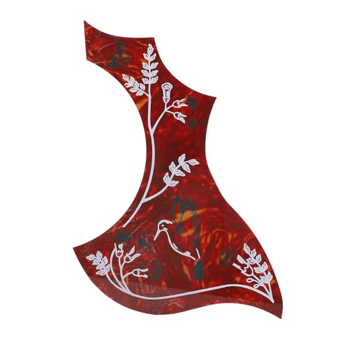 Akustische Gitarren-Schlagplatte, selbstklebender Pickup-Pick-Guard-Kratzplatten-Aufkleber, PVC-Folk-Gitarren-Schlagbrett für 40 Zoll 41 Zoll 42 Zoll Akustische Gitarren-Schlagplatte, selbstklebender Pickup-Pick-Guard-Kratzplatten-Aufkleber, PVC-Folk-Gitarren-Schlagbrett für 40 Zoll 41 Zoll 42 Zoll von Buachois