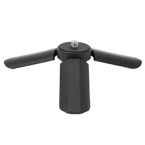 Kleines Stativ, tragbares Tischstativ, Stativ für Instax Pal-Kamera, kompakter Desktop-Stativ, Stabilisator-Griff mit 1/4-Zoll-Schraube für PAL 70 LOMO (Black) von Buachois