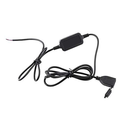 Motorrad USB Ladegerät, 12V - 24V zu 5V Transformator Ladekabel Wasserdichtes USB Konverter Netzteil Buchsen Ladegerät für Motorrad Smartphone GPS von Buachois