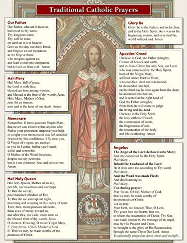 Bubbacare Catholic Prayers 2 Sided Holy Card Print 8 1/2 x 11 Inches, Wandbild, Dekorative Wanddekoration, Wohnzimmer, Schlafzimmer Bubbacare Catholic Prayers 2 Sided Holy Card Print 8 1/2 x 11 Inches, Wandbild, Dekorative Wanddekoration, Wohnzimmer, Schlafzimmer von Bubbacare