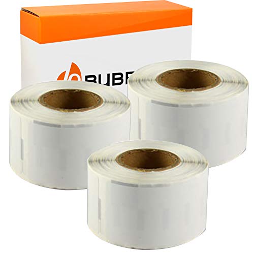 Bubprint 3 Etiketten kompatibel als Ersatz für Dymo 99014 S0722430 für Labelwriter 310 320 330 Turbo 400 Twin Turbo Duo 450 Twin Turbo Duo SE450 101 X 54 MM von Bubprint